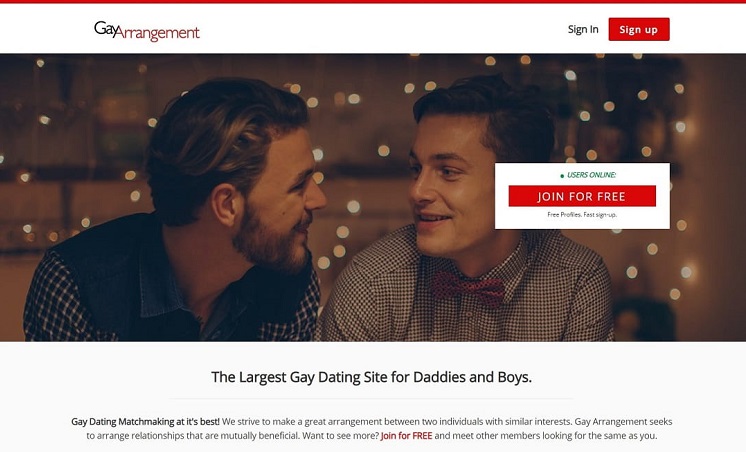 Gay Daddy Dating on GayArrangement.com