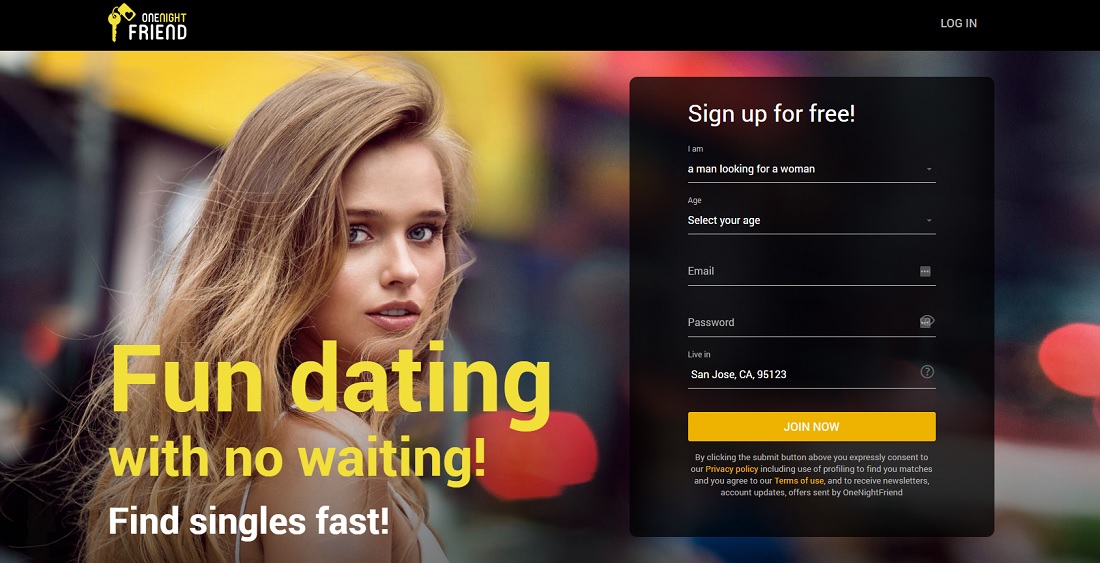 OneNightFriend.com for sugar dating